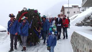 Chalandamarz in Ramosch und Seraplana Gemeinde Valsot 01032018 [upl. by Clute]