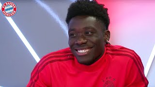 Alphonso Davies First Interview in German [upl. by Wallford108]