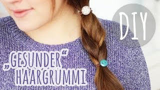 DIY schöner Haargummi für gesundes Haar [upl. by Idnac]