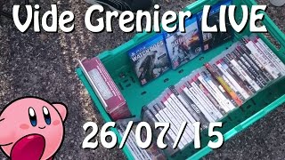 Vide Grenier LIVE  26 Juillet 2015 [upl. by Garry831]