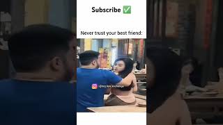 Never trust your friend 🤣😂  Subscribe for more funny videos funnyclip shortfeed [upl. by Lilias]