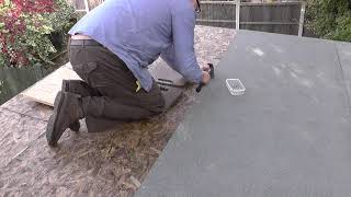 DIY Man Cave  She Shed  Part 11  Felting The Roof [upl. by Avril589]