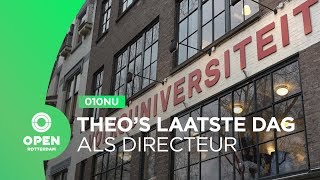 Laatste dag voor Theo de Ruijter als directeur van de Rotterdamse Volksuniversiteit  010nu [upl. by Leiram353]