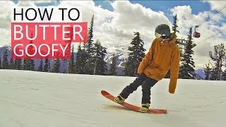 How to Butter on a Snowboard  Snowboarding Tricks [upl. by Gorey]