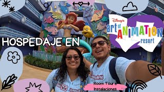 Art Of Animation Resort  Room Tour y recorrido  Hospedaje en la burbuja Disney [upl. by Braswell]