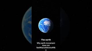 Why earth movement does not feelfactsshortsnks [upl. by Tergram]