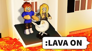 I used ROBLOX ADMIN to MAKE LAVA RISE [upl. by Jaffe750]