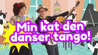 Min kat den danser tango · Popsi og Krelle  håndspillede børnesange 2023 [upl. by Aldin]