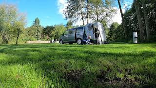 Heckzelt VW T5  Aufbau in einer Minute im Zeitraffer [upl. by Rramaj]