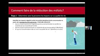 La réduction des méfaits dans le cadre de l’intervention psychosociale version jeunesse [upl. by Bithia776]