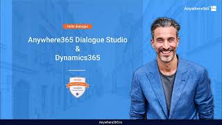 Anywhere365 Dialogue Studio with Transcription OpenAI and Dynamics365 [upl. by Anoirb]