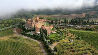 Castello e vigne di Poggio alle Mura  Montalcino  Tuscany 4K [upl. by Boiney]