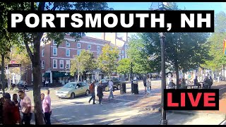 Portsmouth New Hampshire  Market Square  LIVE [upl. by Iffar154]