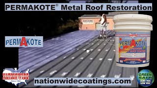 How to Apply a Roof Coating to a Metal Roof [upl. by Lilla578]