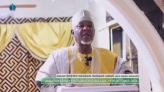 W24  FRIDAY KHUTUBAH amp SALAAH  AFA ANJURA MOSQUE  AFA BABA MASARI  iSLAMLOG  Official [upl. by Kerat199]