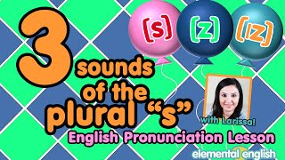 3 Sounds of the Plural quotsquot in English s z or ɪz [upl. by Anned]