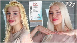 TESTING WELLA T27 MEDIUM BEIGE BLONDE what does it actually look like [upl. by Lotsirhc]