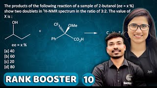 Rank Booster by J Chemistry  Enantiomeric Excess  Stereochemistry Organic Chemistry  CSIR NET [upl. by Asia]