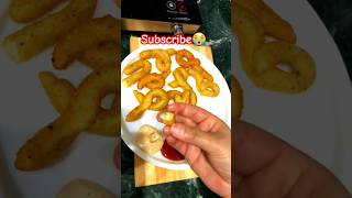 Potato 🥔 curly snack  quick and easy recipe [upl. by Ethbinium165]