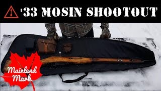 Mosin Nagant 1933 9130 Shootout [upl. by Annaeirb]