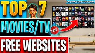 🔴Top 7 Websites to Watch FREE Movies  TV Shows No Sign up 2024 Update [upl. by Isabelle]