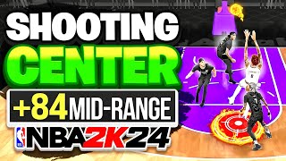 I ADDED MID RANGE TO MY PURE INSIDE POINT CENTER IN NBA 2K24 [upl. by Sucramaj254]