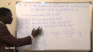 Exercices  Terminale  Mathématiques  Probabilité Bac 2004 Serie S [upl. by Forras]