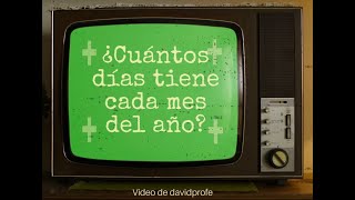 ¿Cuántos días tiene cada mes del año [upl. by Anatol]