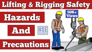 Lifting and Rigging Safety  Hazards and Precautions During Lifting Activity in Hindi [upl. by Arlinda616]