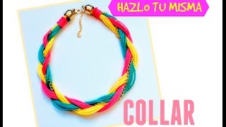 Collar de Moda 2016  Bisutería Paso a Paso [upl. by Aicilav801]