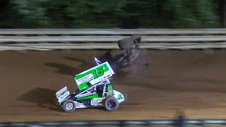 Austin Reed Flips Out Of Hagerstown Speedway [upl. by Stacia]