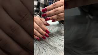 Gel nail extension 💅🍒nails artist fashiontrends youtubeshorts [upl. by Latimer]