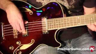 Review Demo  Ibanez Artcore AGB205 Bass [upl. by Tat]