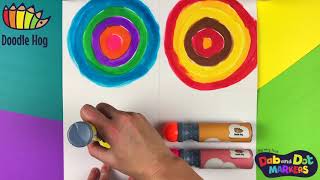 Kandinsky Concentric Circles Tutorial for Toddlers amp Kids [upl. by Cher]