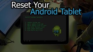 How To Reset Your Android Tablet [upl. by Carolle781]