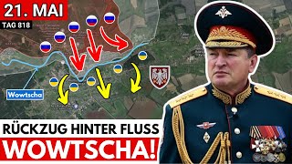 Russland erweitert Front amp führt Reserven ein Ukraine verlässt die nördl Hälfte von Wowtschansk [upl. by Reynolds]