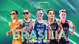 2024 World Triathlon Cup Brasilia  MEN [upl. by Ahsrav]