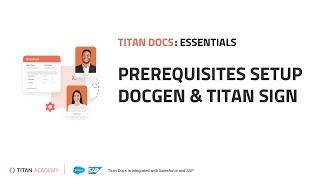 Salesforce Document Generation with Titan Prerequisites Setup [upl. by Kennith]