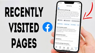 How To Delete Recently Visited Pages On Facebook  Full Guide [upl. by Hoeve]