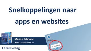 Hoe maak ik een snelkoppeling naar apps en websites [upl. by Ty]