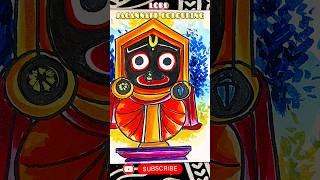 LORD JAGANNATH COLOURINGEASY JAGANNATH WATER COLOUR ARTJAY JAGANNATH ❤️😍 kidsarteducation [upl. by Nosredneh]