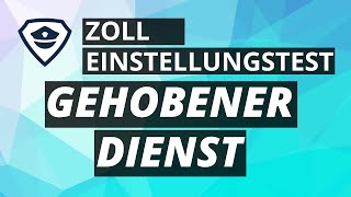 ▶︎ ZOLL gehobener Dienst Einstellungstest  Ausbildung  Gehalt  Bewerbung [upl. by Akineg]