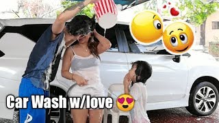 Happy Family Car Wash Time [upl. by Ylevol346]