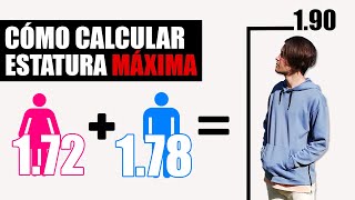 GUÍA DEFINITIVA PARA CALCULAR TU ESTATURA FINAL  HOMBRES Y MUJERES [upl. by Eitsim]