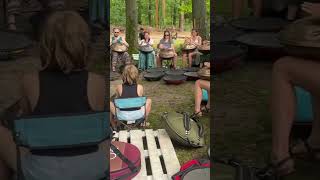 Giving a workshop with different scales D I handpan maginstruments maghandpan [upl. by Lena]