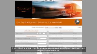 Calculating your Cost Per MileCost Per Kilometer CPMCPK  Carrier Version [upl. by Elspet699]