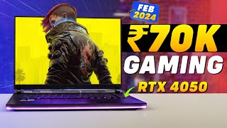 Best Gaming Laptop Under 70000🔥UNREAL Performance🔥Best Laptop Under 70000 With RTX 4050 [upl. by Onitnas]