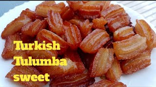 Turkish Tulumba  Tulumba sweet recipe  Tulumba desert snacks recipe [upl. by Mixam492]