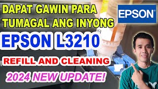 PAANO MAGREFILL NG INK SA EPSON L3210 AT DAPAT TANDAAN PARA HINDI MASIRA ANG INYONG EPSON PRINTER [upl. by Annert273]