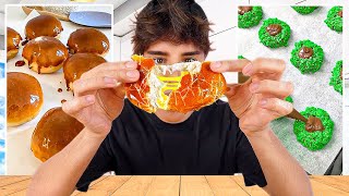 Testing TikTok Viral 4 Ingredient Only Recipes amp Food Hacks [upl. by Acirej]